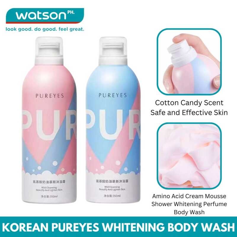 Buy Get 1 Watsons PUREYES Whitening Korean Shower Foam Moisturizing ...