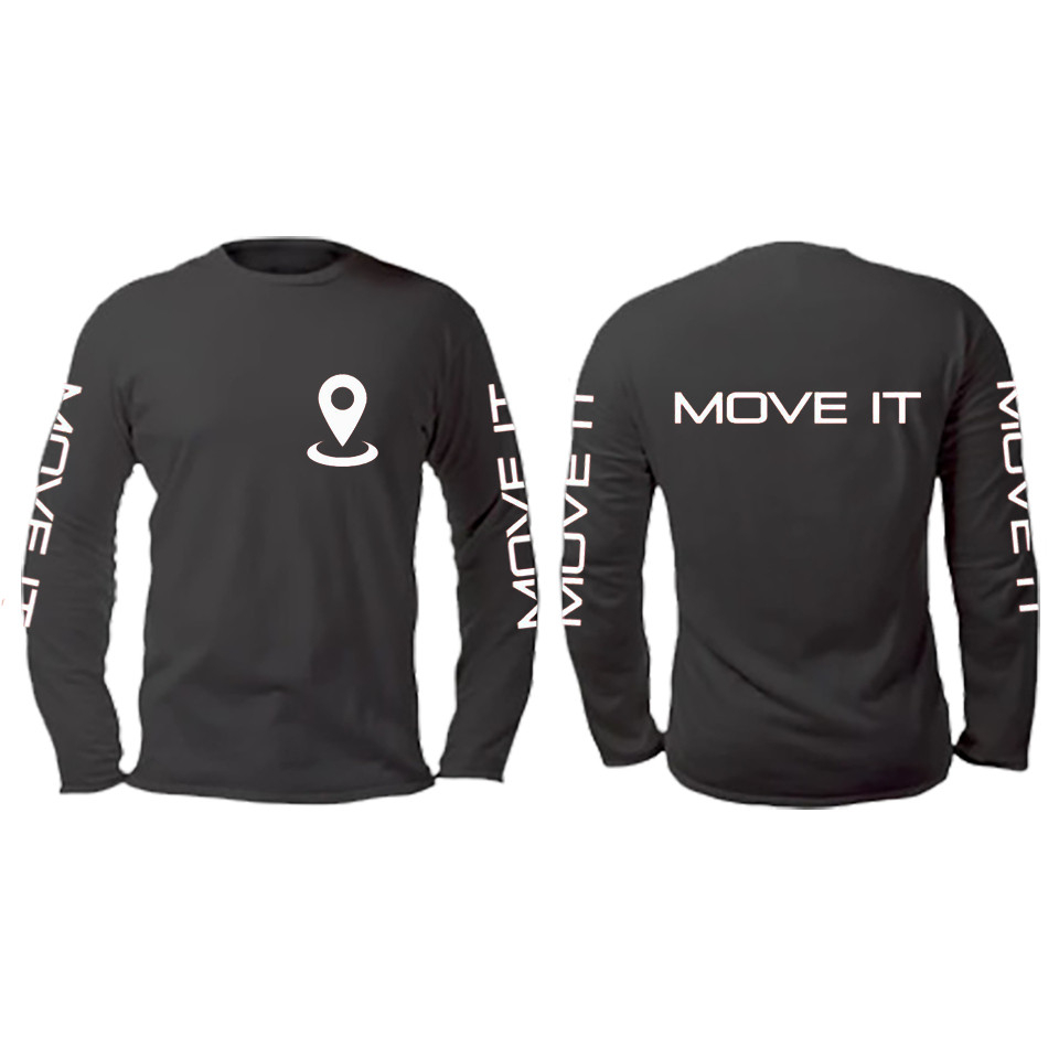 Move It for Rider Delivery na pang Drifit Long Sleeve uniform shirt ...