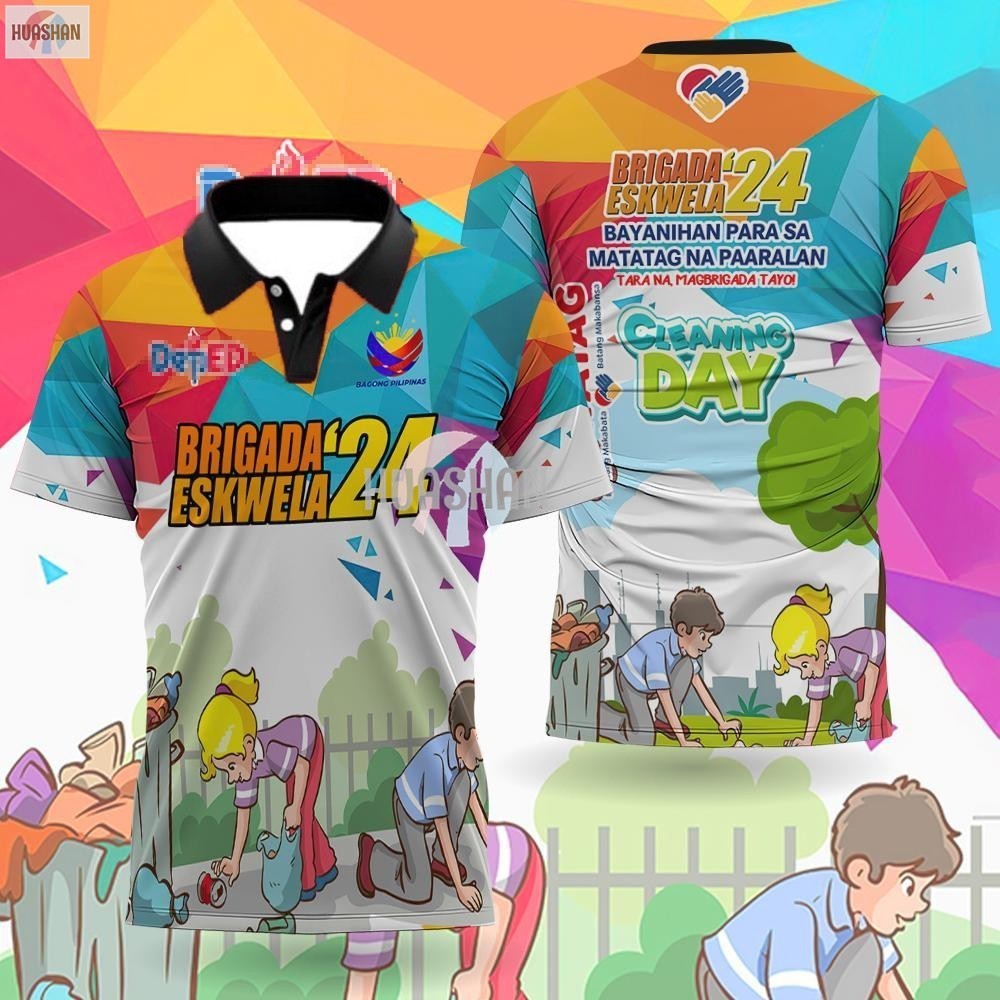 2024 Full Sublimation Matatag Uniform Brigada Eskwela 2024 Shirts