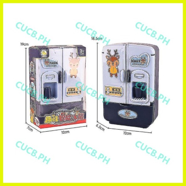 ⭐ 9 Pieces New Simulation Refrigerator Toys Children's Simulation