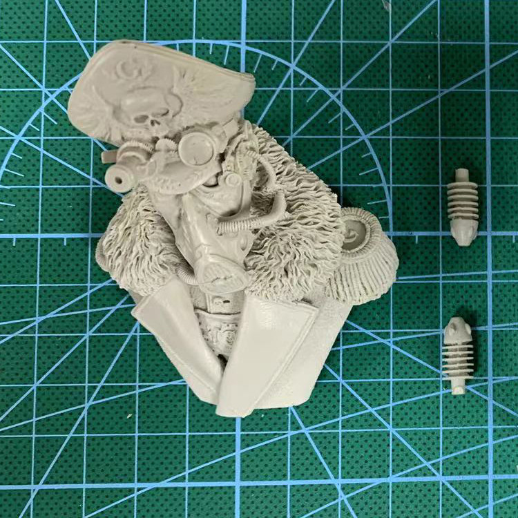 3A 1/9 Scale Die Casting Resin Figure Assembly Kit Sci-Fi Captain ...