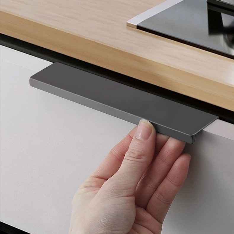 [500/800/1000mm]Embedded Wardrobe Door Handle for Edge-Mounted Cabinets ...