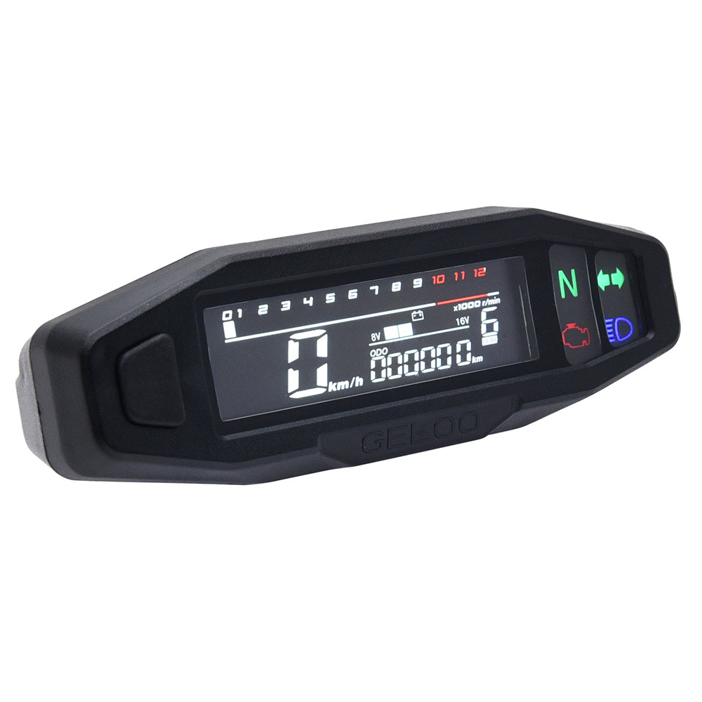 2024 Newest Motorcycle Speedometer Oil Gauge Tachometer Universal