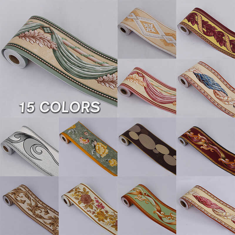9 Meter Seldhesive Wall Border Sticker Waterproof ral Vintage PVC