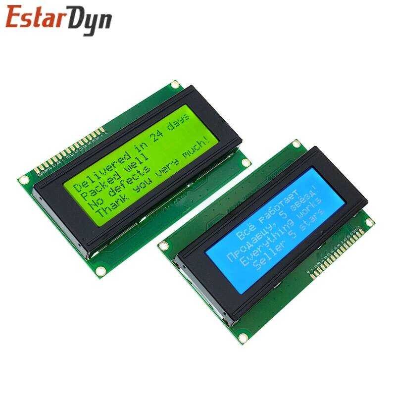 438 Lcd2004 Display Monitor 20X4 5V Character Blue Backlight Screen ...