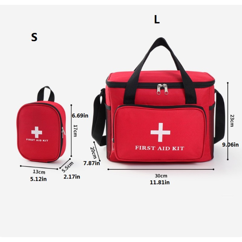 Household Portable Outdoor Travel Medical Emergency First Aid Kit ...