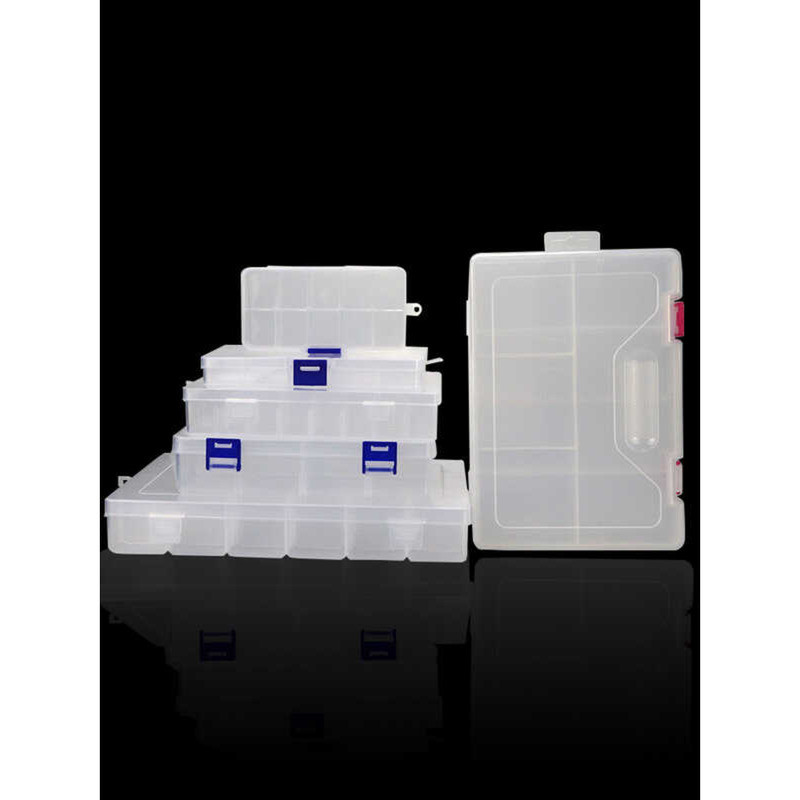 Transparent Plastic Sample Small Screw Hardware Tool Storage Electronic ...