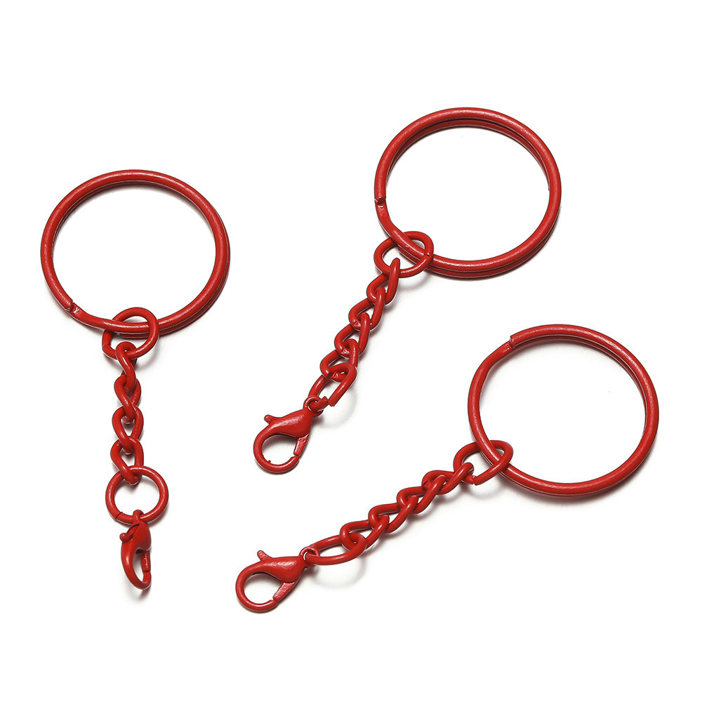 St. kunkka 5pcs/10pcs Iron Color Paint Keychain Lobster Clasp with Key ...