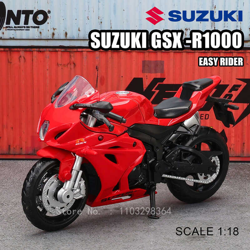 MSZ ∮ 1:18 Suzuki Gsx-R1000 YAMAHA Yzf-R1 Classic Motorcycle Static ...