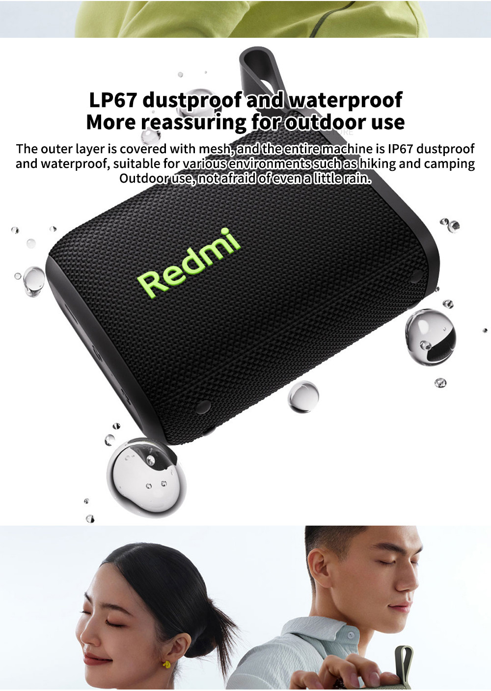 Xiaomi Redmi Portable Bluetooth Speaker Outdoor IP67 Stereo Powerful ...