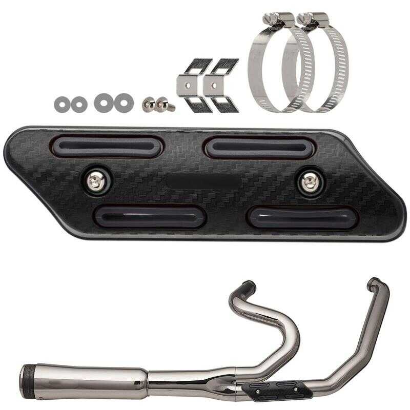 Universal Motorcycle Exhaust Pipe Heat Shield Cover Muffler Protector