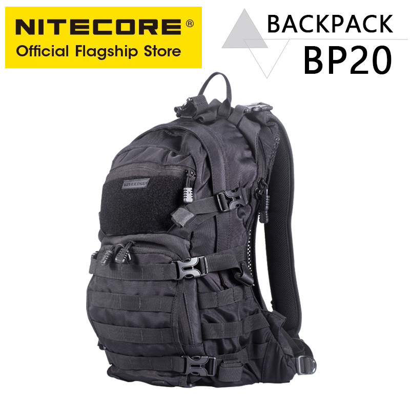 NITECORE BP20 20L Travel Backpack Commute Bag 1000D Nylon Trekking