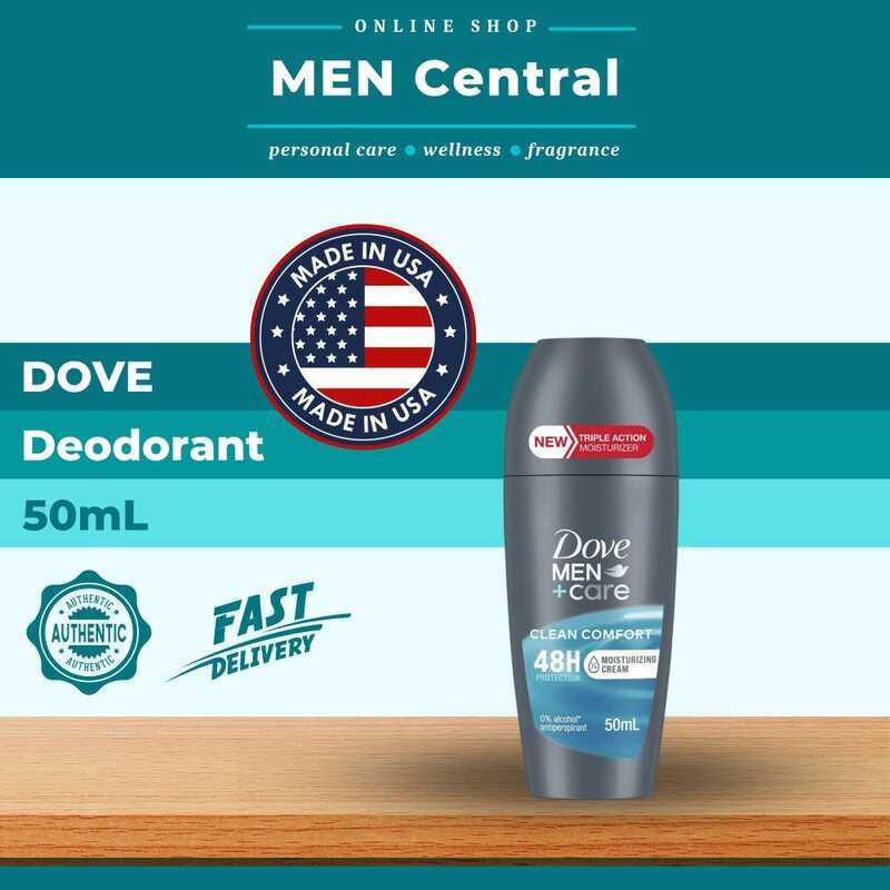 Dove Men+ Care Clean Comfort Antiperspirant Deodorant Roll On (50Ml ...