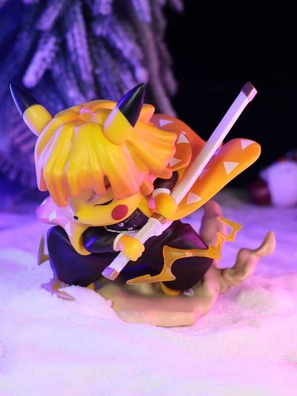Figurine Pokémon Pikachu 10 Cm En Costume Tanjiro (Demon Slayer) - Takara Tomy