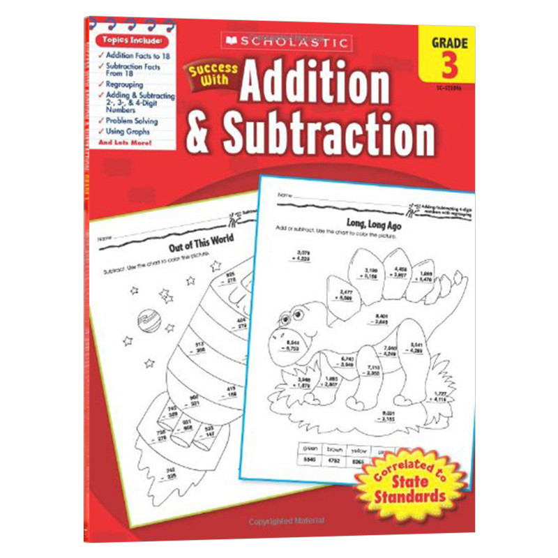 American Elementary School Grade 3 Math Addition and Subtraction ...