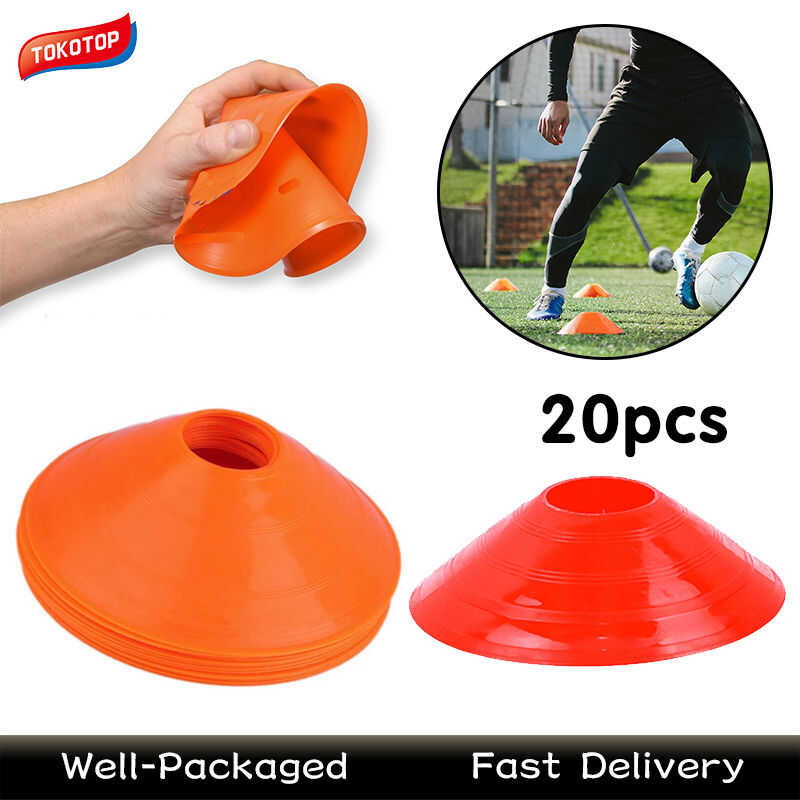 20Pcs Football Training Equipment For Kid Pro Disc Cones Agility ...