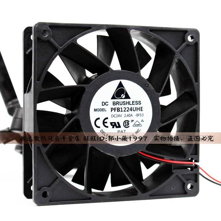 Delta Pfb1224uhe -8F53 12038 24V 2.4A 2 3-Wire Violent Inverter Cooling ...