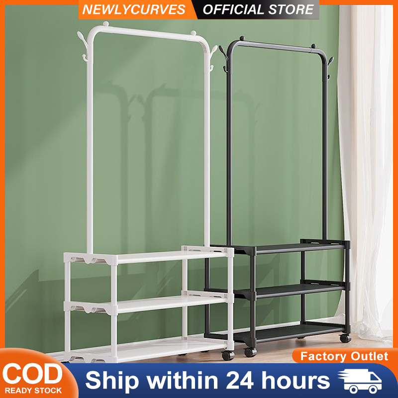 NEW - Modern Coat Rack Multifunction Floor Cothes Hanger Rack with ...