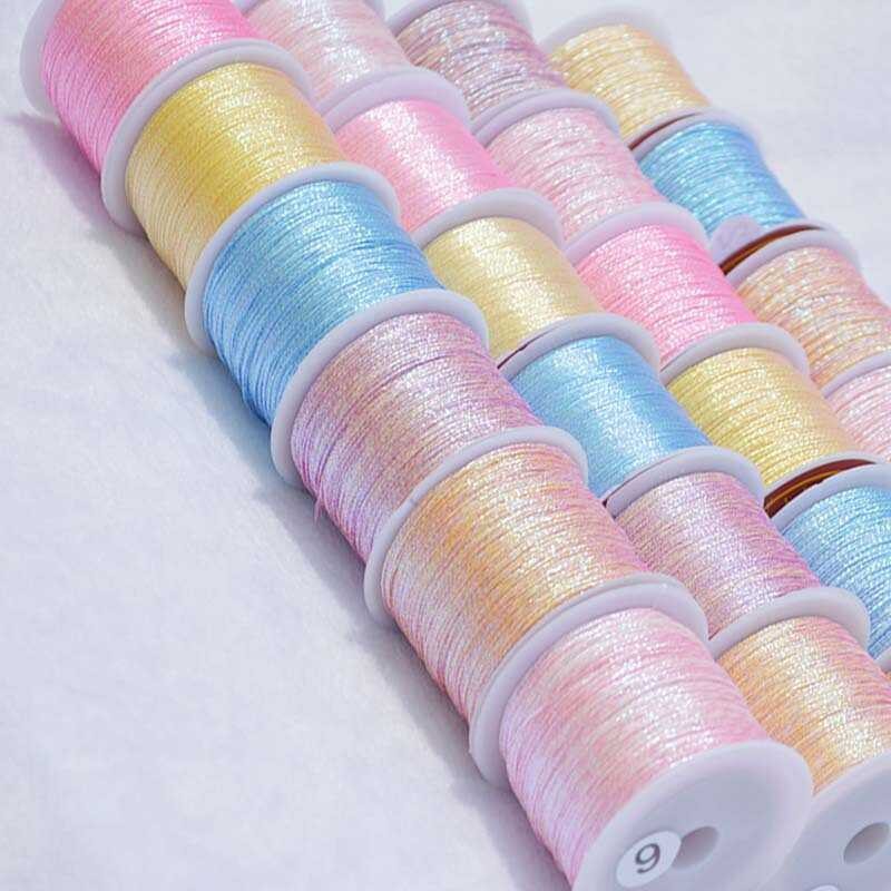 Gold Thread Gold Silver Thread Iridescent Thread Gold Handmade Rope ...