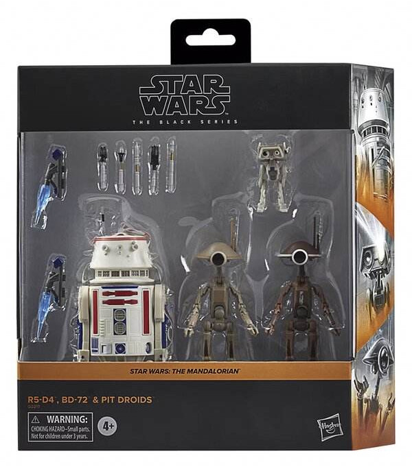Hasbro Star Wars The Mandalorian BD-72 R5-D4 Pit Droids Set 6 Inches ...