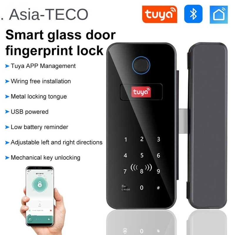 Electronic Fingerprint Bluetooth Recognition Smart Tuya APP Rfid Card