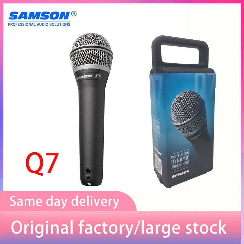 SAMSON Q Dynamic Microphone Vocal Instrument Pick Up for Professional