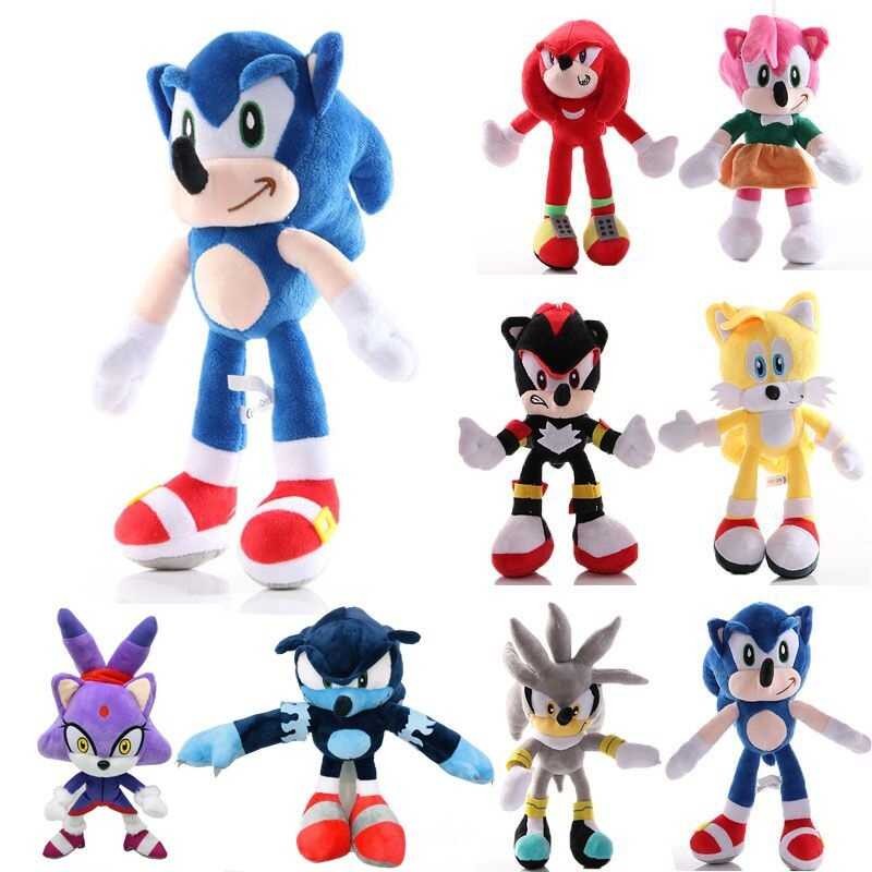 45Cm-20Cm Sonic The Hedgehog Shadow Amy Rose Knuckle Tail Plush Toon ...