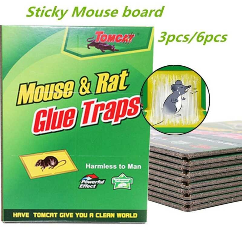 MISUPS 6Pcs Powerful Strong Catcher Pest Control Killers Mice Glue