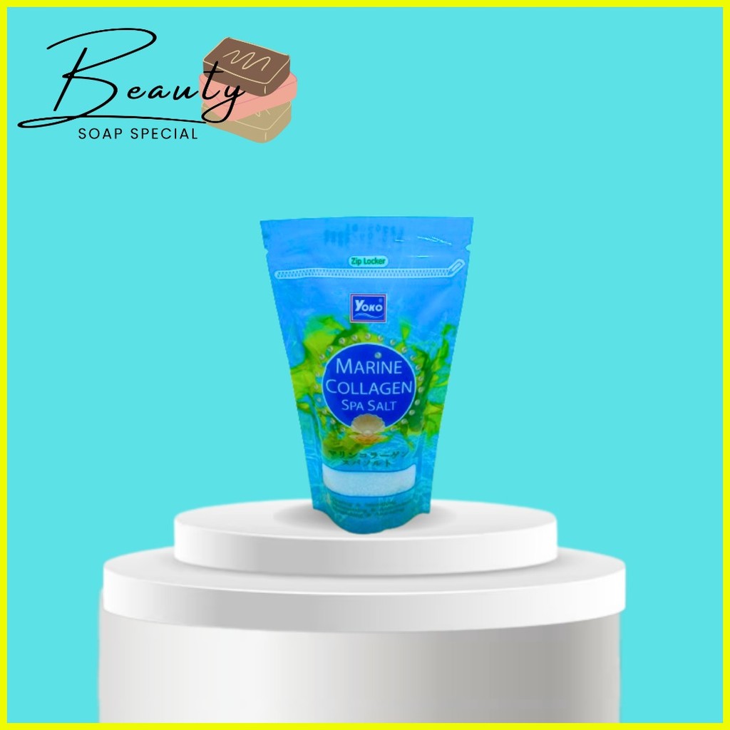 ¤ Spa Salt Scrub Body Whitening Exfoliating Marine Collagen Variant By