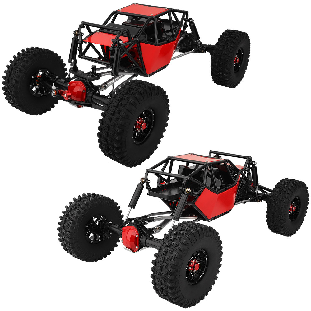 Metal DIY 1/10 RC Simulation Climbing Crawler Frame With SCX10 I Portal ...