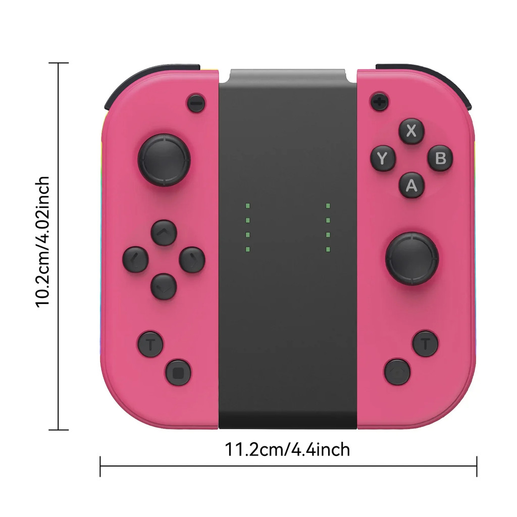 JoyPad Switch Controller Lateral Luminescence Joy Cons L/R Compatible ...