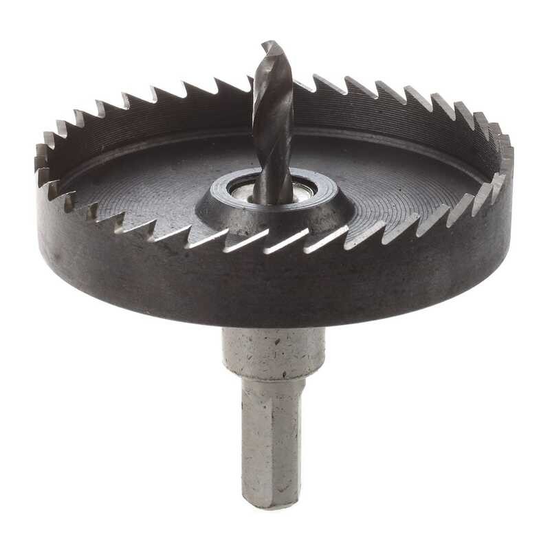 Hole 08 Saw Tooth HSS Steel Hole Saw Drill Bit Cutter Tool for Metal