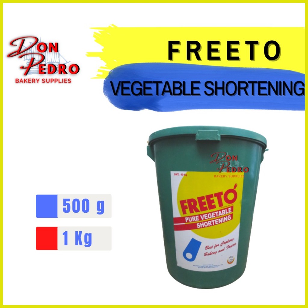 ∇ FREETO VEGETABLE SHORTENING LARD FOR BAKING COOKING 1KG Shopee
