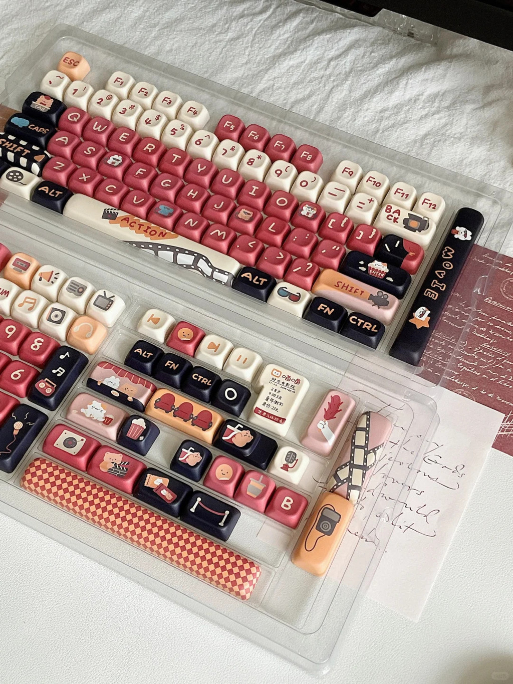 Time Movie Theater Keycap EOA Profile 133 Keys PBT Five-sided Dye ...
