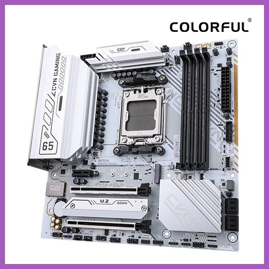 Colorful CVN B650M GAMING FROZEN V14 Motherboard - AMD B650 / AM5 ...