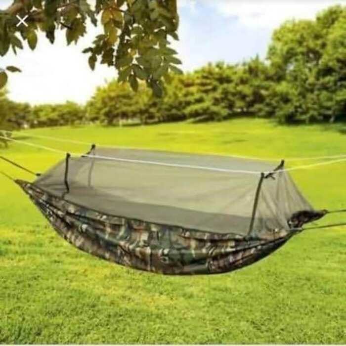 Hammock Duyan With Mosquito Net (Waterproof) | Shopee Philippines