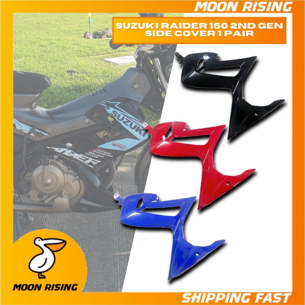 RAIDER 150 MOTORCYCLE FAIRINGS SIDE COVER FOR RAIDER 150 2ND GEN 1PAIR ...