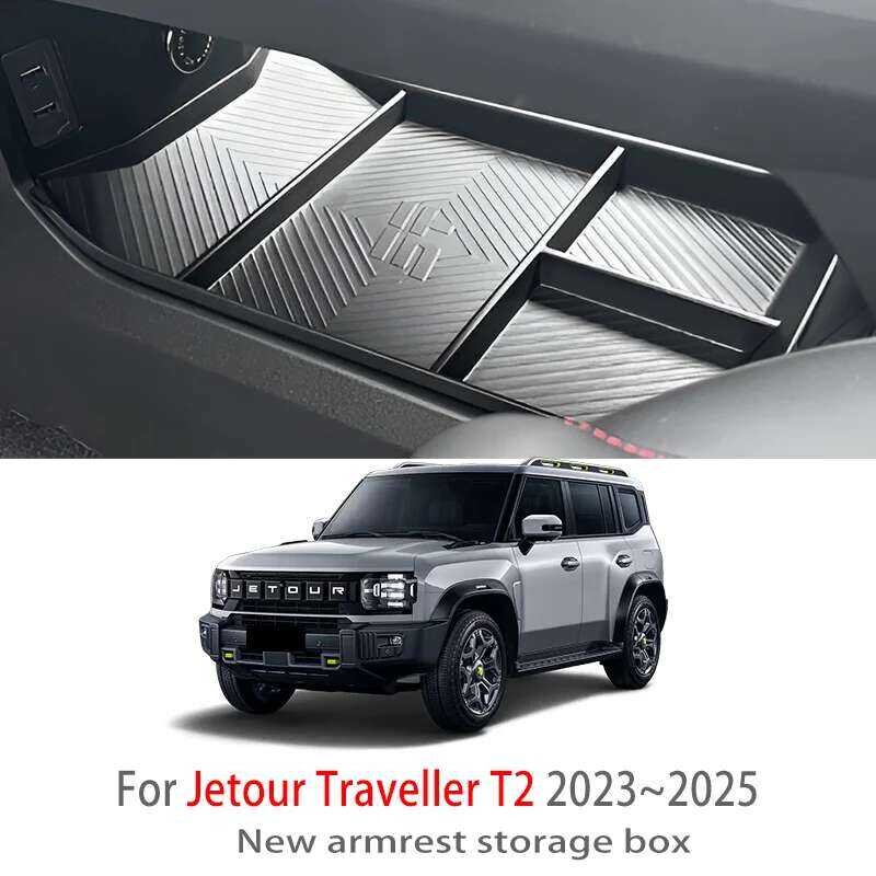 A Car Accessories For Jetour Traveller T2 2023 2024 2025 Center Console ...