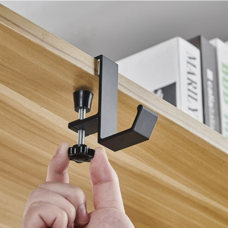 Adjustable Table Fixing Hooks Multifunctional Punch-Free Storage Rack ...