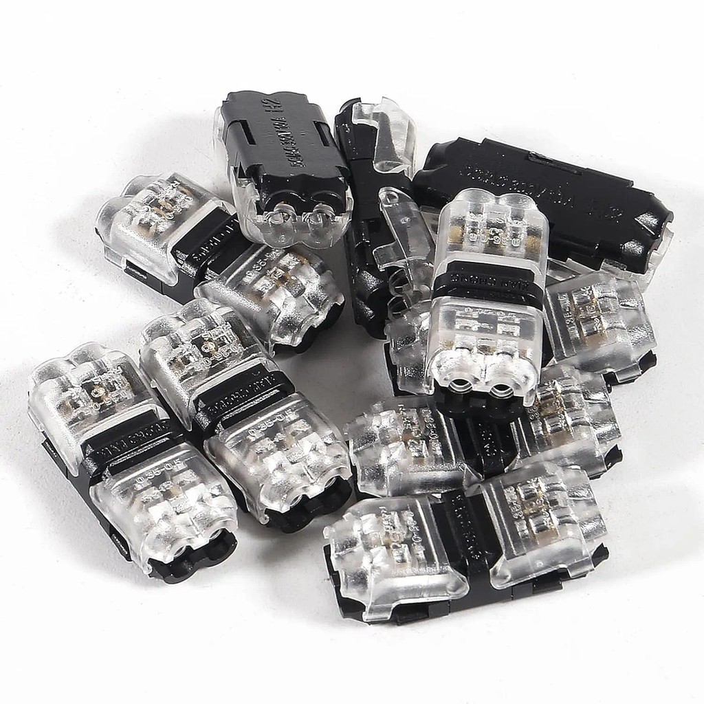 (Local Seller) 100pcs D2 Plug-in Type Quick Connector LED Welding Free ...
