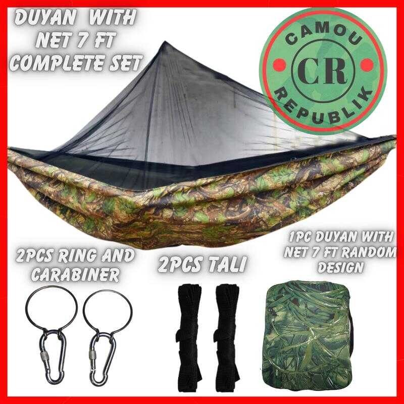 Camou Republik Duyan For Military Hammock 7Ft With Mosquito Net Free ...