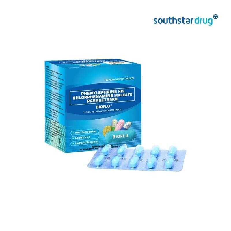 Bioflu Tablet / 2Mg 500Mg - 20S (For Cough, Colds & Flu) | Shopee ...