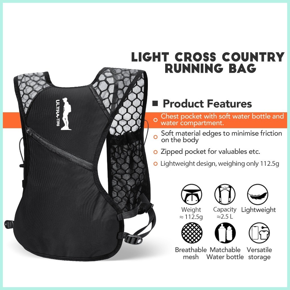 NEWBOLER Lightweight Running Backpack Breathable Bike Hydration ...