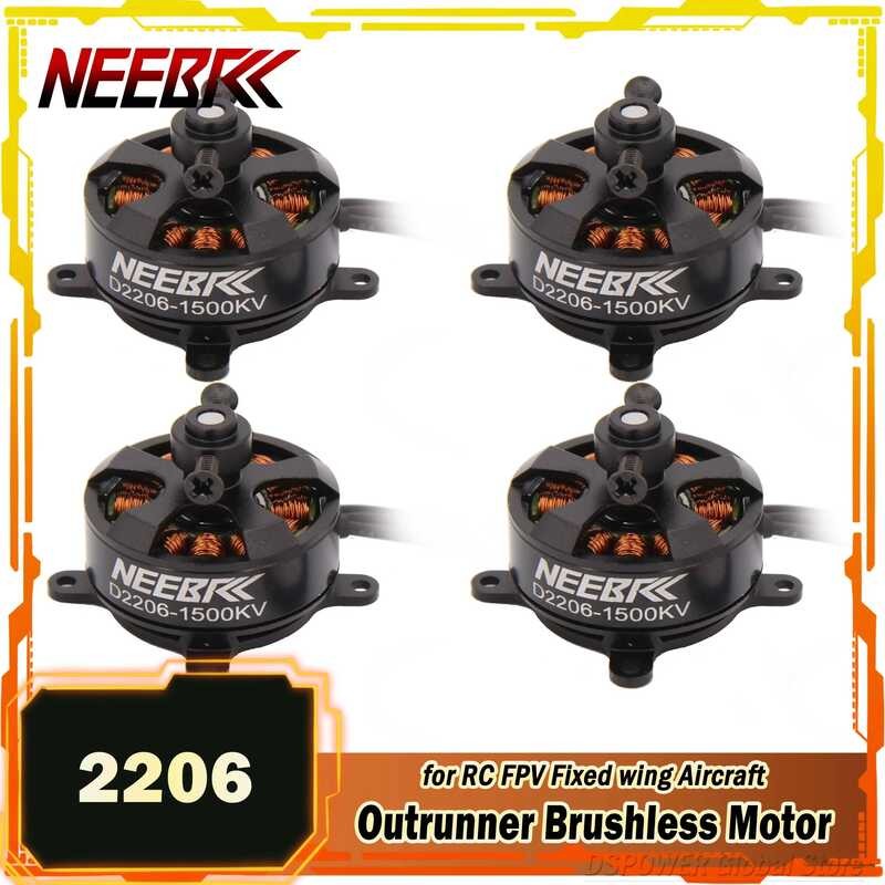 2206 NEEBRC 4 5B 1500Kv RC FPV Outrunner Brushless Motor 2-3S For Fixed ...
