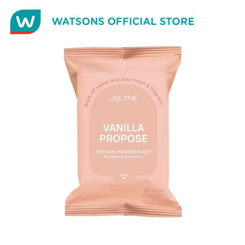 JULY ME Perfume Powder Sheet Vanilla Propose 20 Sheets [Tissue Wipes] 3 ...
