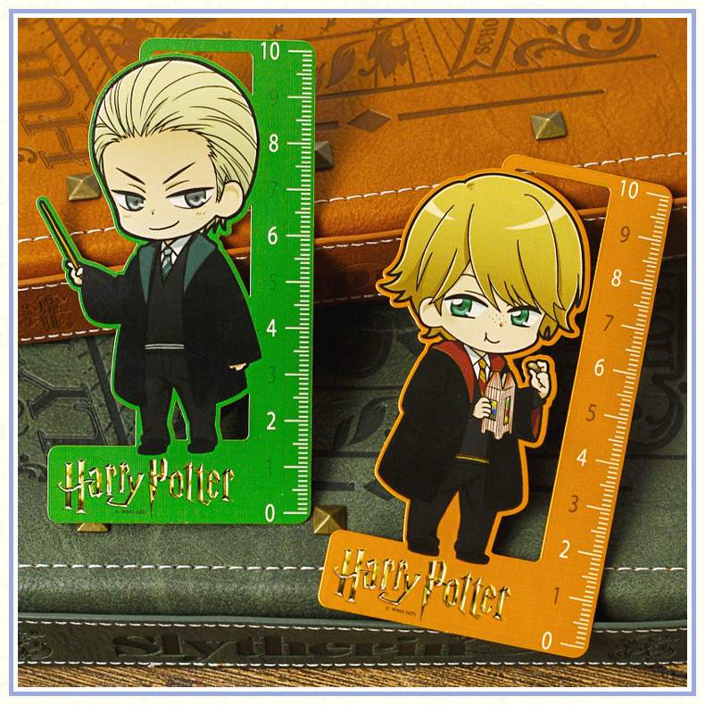 1PCS Harry Potter Genuine Cute Character Bookmark Multifunctional Ruler ...