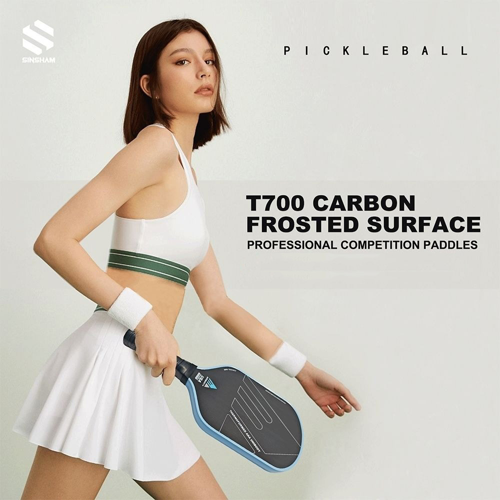 Hot Pressing 16MM Pickleball Paddles Ultralight T700 Carbon Fiber ...