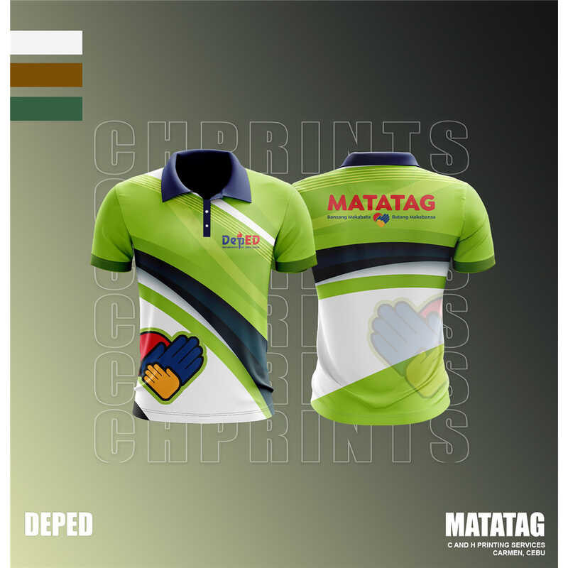 DEPED MATATAG POLO UNIFORM SUBLIMATION Polo-Shirt FOR Men AND WOMEN ...