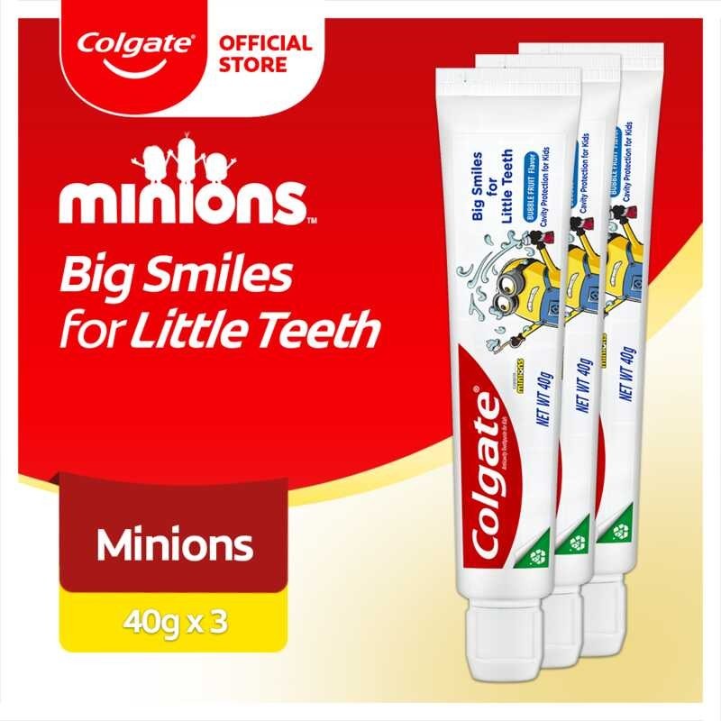COD 2024 Colgate Minions Anti-Cavity Kids Toothpaste sa Bubble Fruit ...