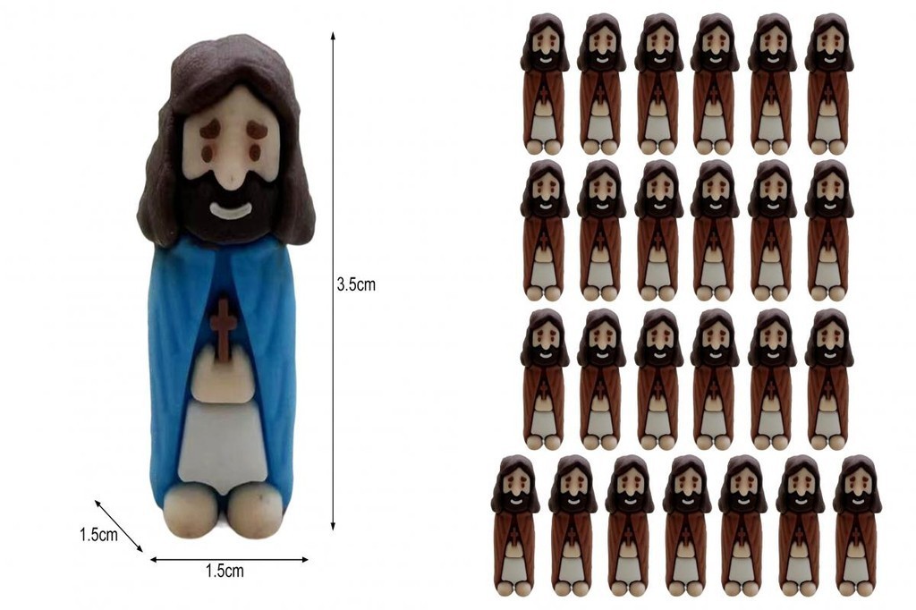 XPS Mini Jesus Dolls Pvc Jesus Collectibles 25 Mini Jesus Figurines
